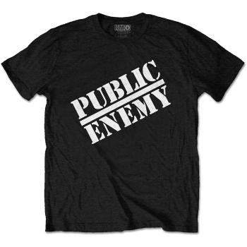 Public Enemy tričko Logo Čierna XXL