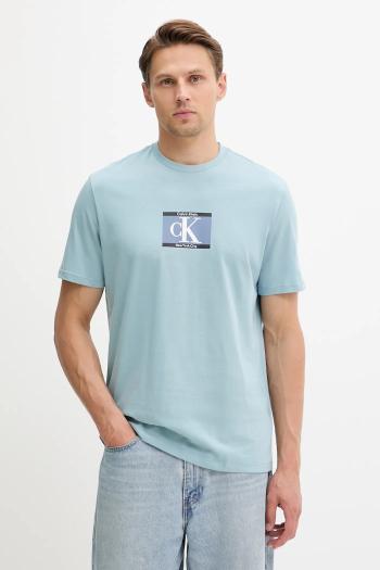 Bavlnené tričko Calvin Klein pánske, s potlačou, LV04RC854G