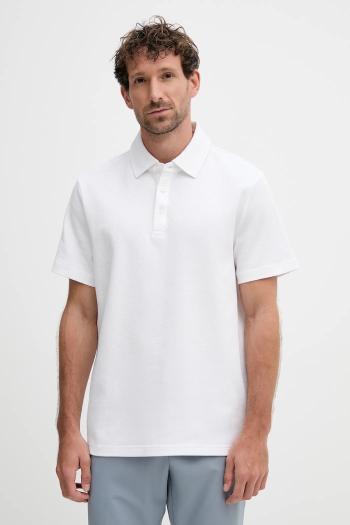 Polo tričko Michael Kors pánske, biela farba, jednofarebné, CT552LFHSA