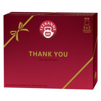 TEEKANNE Thank You collection kolekcia zelených čajov 6 x 5 sáčkov, poškodený obal