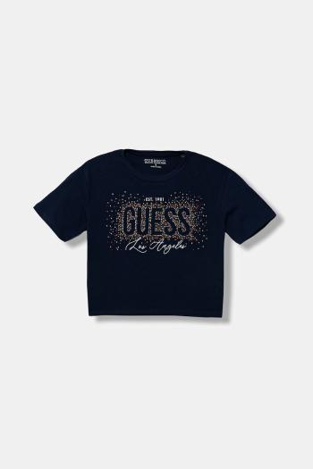 Detské tričko Guess tmavomodrá farba, J5YI23 K6YW4
