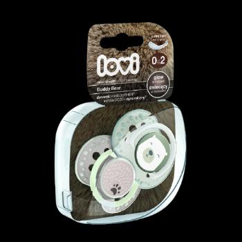 LOVI Cumlík Buddy Bear 0-2m Mini 2 ks