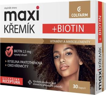 COLFARM maxi Kremík + Biotín, 30 kapsúl