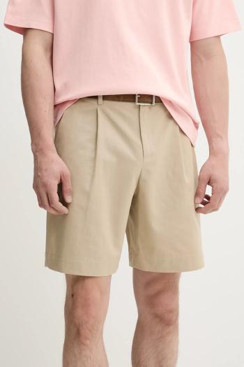 Bavlnené šortky A.P.C. short crew béžová farba, COHFU.H10198