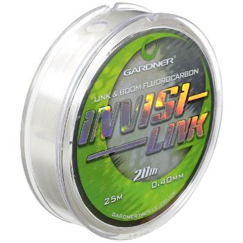 Gardner fluorocarbonový vlasec invisi link číra 25 m-priemer 0,40 mm / nosnosť 20 lb