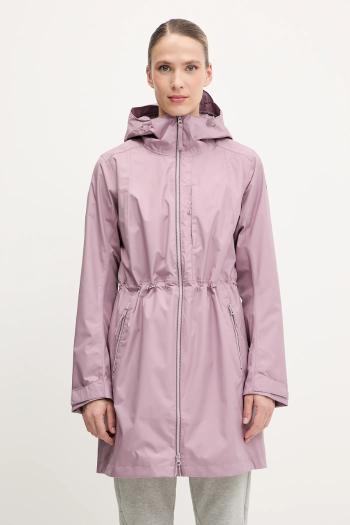 Nepremokavá bunda Helly Hansen Westport dámska, fialová farba, 54342