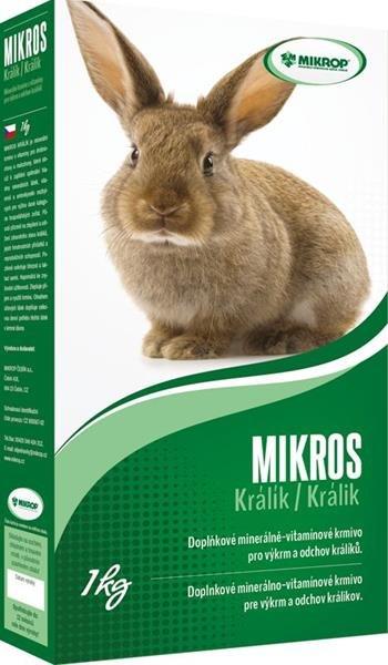 MIKROS minerálno – vitamínové krmivo pre králiky 1kg