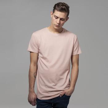 Pánske tričko Urban Classics Shaped Long Tee light rose - XS