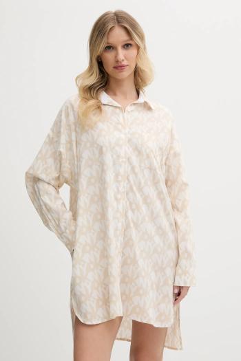 Nočná košeľa Dkny béžová farba, YI30048