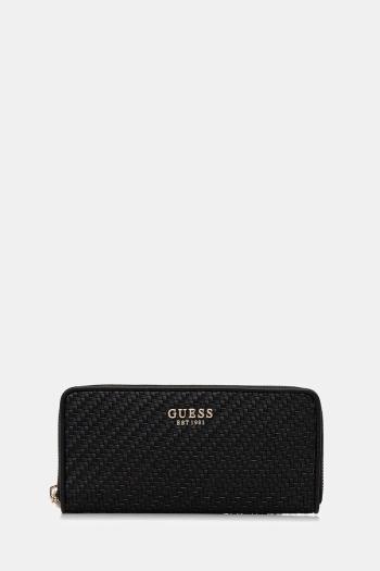 Peňaženka Guess MIREMA dámska, čierna farba, SWWG96 31146