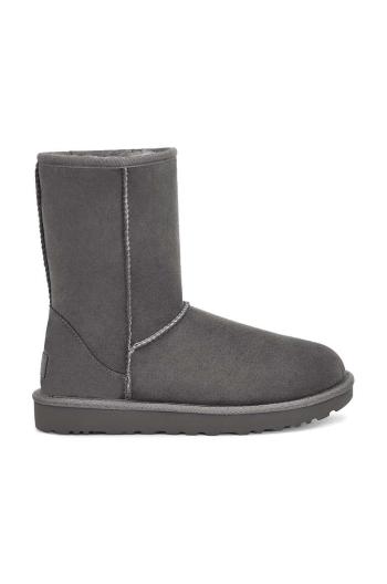 UGG Classic Short II dámske, šedá farba, na plochom podpätku, zateplené, 1016223.GRY