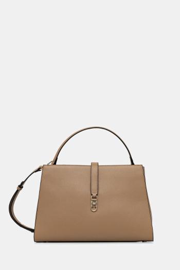 Kabelka Tommy Hilfiger béžová farba, AW0AW17724