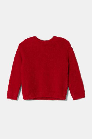 Detský sveter United Colors of Benetton červená farba, 19BAG100Q