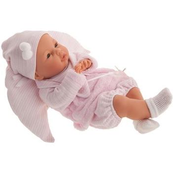 Antonio Juan 14049 Bimba – žmurkajúca bábika bábätko so zvukmi a mäkkým látkovým telom – 37 cm (8435083140497)