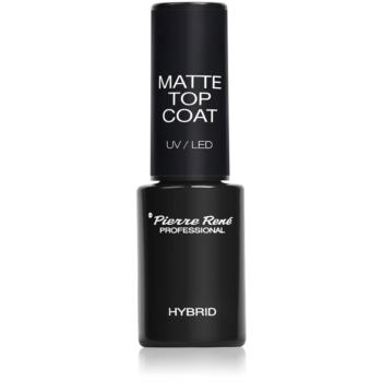 Pierre René Nails Hybrid vrchný gélový lak pre matný vzhľad 6 ml