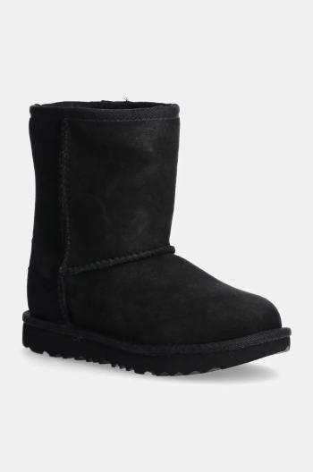 Detské semišové snehule UGG čierna farba