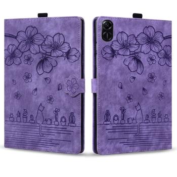 ART FLOWER Zaklápacie puzdro pre Honor Pad X8a fialové