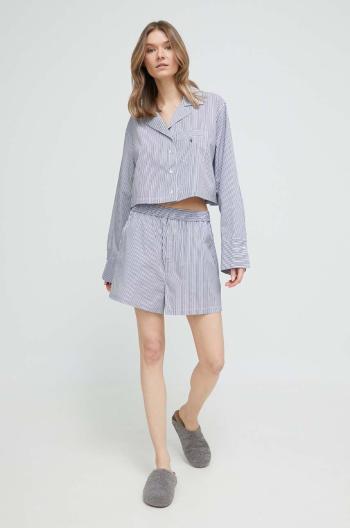 Bavlnené pyžamo Polo Ralph Lauren tmavomodrá farba,bavlnené,4P8010
