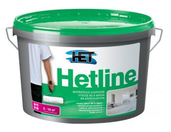 HETLINE Farba na hladké povrchy stien, stropov 8 kg biela matná