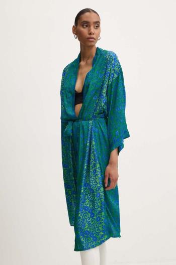 Kimono Answear Lab zelená farba, vzorované