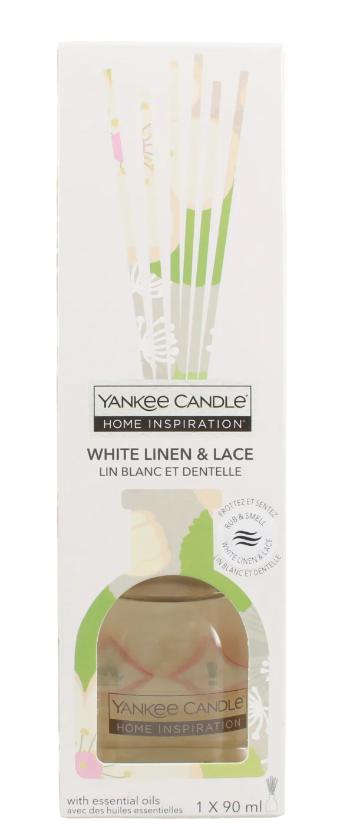 Yankee Candle Aróma difúzor Home Inspiration White Linen & Lace 90 ml