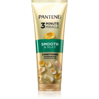 Pantene 3 Minute Miracle Smooth&Silky hĺbkový trojminútový kondicionér pre poškodené vlasy 220 ml