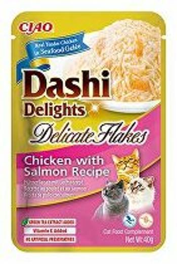 Churu Cat Dashi Delights Deli Flakes Chick&Salmon 40g 3 + 1 ZADARMO