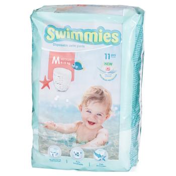 SWIMMIES Plienkové nohavičky M 9-15 kg 11 kusov