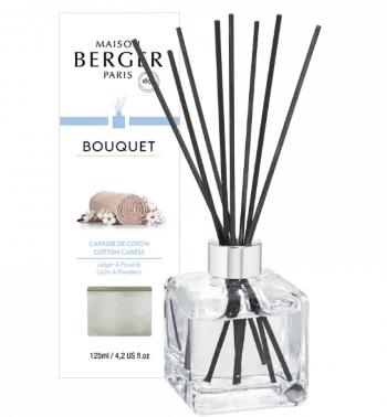 Maison Berger Paris Difúzer Cube Jemné biele pižmo Cotton Caress 125 ml