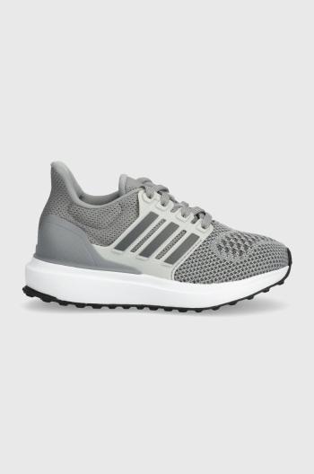 Detské tenisky adidas UBOUNCE DNA C šedá farba