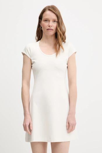 Šaty Calvin Klein Jeans béžová farba, mini, áčkový strih, LV047C238G