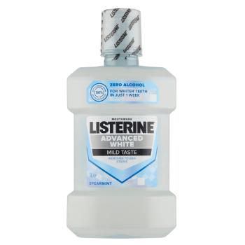 LISTERINE Advanced White Mild Taste ústna voda 1l