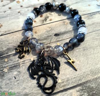 Violet Sorrengail Fourth wing ásvány karkötő