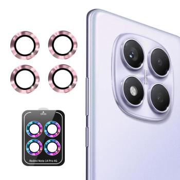ENKAY ALU Sklo pre fotoaparát Xiaomi Redmi Note 14 Pro PINK