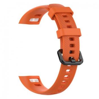 BStrap Silicone Line remienok na Honor Band 4, orange (SHO001C05)