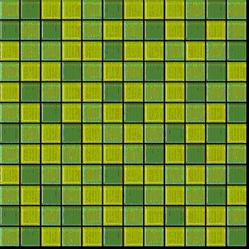 Sklenená mozaika Premium Mosaic zelená 30x30 cm lesk MOS25MIX4