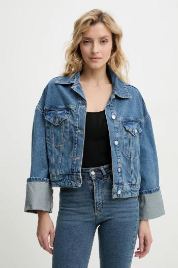 Rifľová bunda Answear.LAB dámska, prechodná, oversize