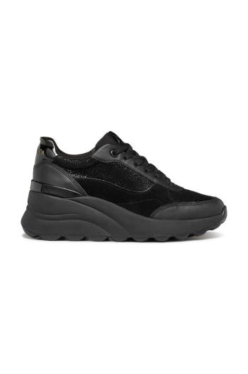 Tenisky Geox D SPHERICA EC13 čierna farba, D45WAA 0JS85 C9999