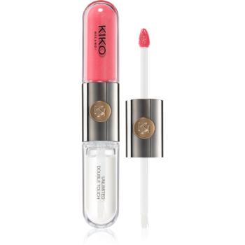 KIKO Milano Unlimited Double Touch dlhotrvajúci tekutý rúž odtieň 112 Satin Peach Rose 6 ml