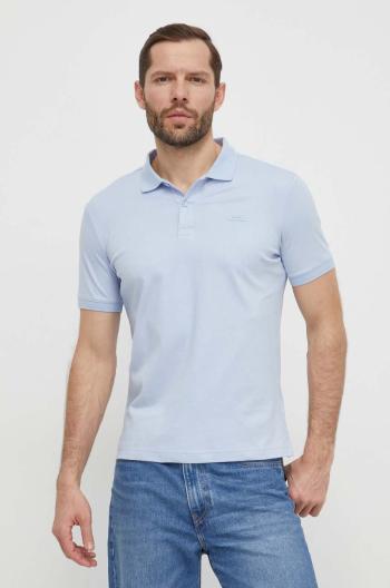 Bavlnené polo tričko Calvin Klein jednofarebné, K10K111657