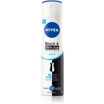 Nivea Invisible Black & White Pure antiperspirant deodorant proti bielym a žltým škvrnám 150 ml