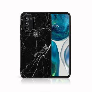 MY ART Ochranný kryt Motorola Moto G71 5G BLACK MARBLE (142)