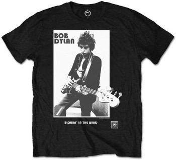 Bob Dylan Tričko Blowing in the Wind Unisex Black L