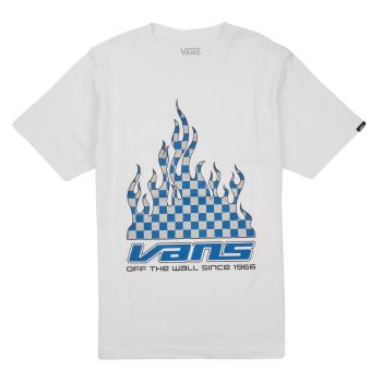 Vans  REFLECTIVE CHECKERBOARD FLAME SS  Tričká s krátkym rukávom Biela