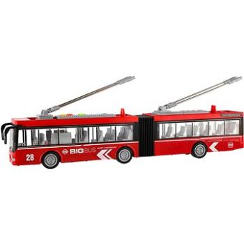 Teddies Trolejbus 45 cm na zotrvačník (8592190855093)