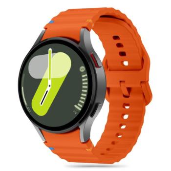 Tech-Protect Silicone Sport remienok na Samsung Galaxy Watch 4 / 5 / 5 Pro / 6 / 7 / FE, orange