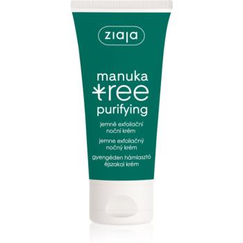 Ziaja Manuka Tree Purifying exfoliačný nočný krém pre mastnú a zmiešanú pleť 50 ml