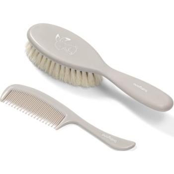 BabyOno Take Care Hairbrush and Comb sada pre deti od narodenia Gray