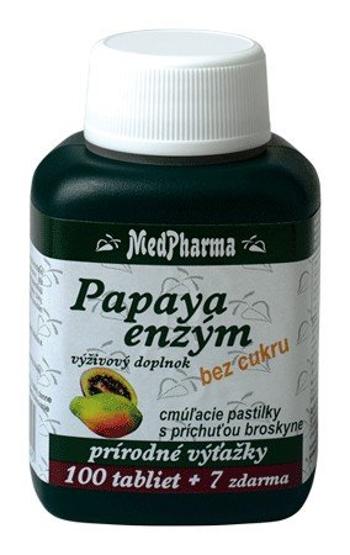 MedPharma Papaya enzym chew. 107 tabliet