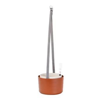 Samozavlažovacia závesná žardiniéra Berberis 26 cm terakota + slonová kosť (1808762603)